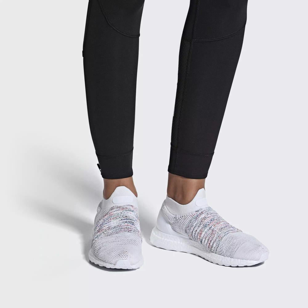 Adidas Ultraboost Laceless Tenis Para Correr Blancos Para Mujer (MX-85950)